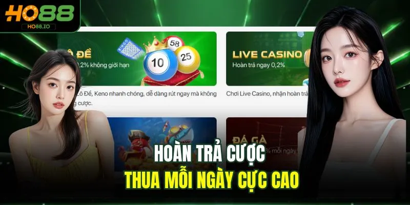 Khuyến Mãi HO88 Thưởng 100% Tiền Nạp Đầu Tiên Tại Nhà Cái Khuyến Mãi HO88 Thưởng 100% Tiền Nạp Đầu Tiên Tại Nhà Cái